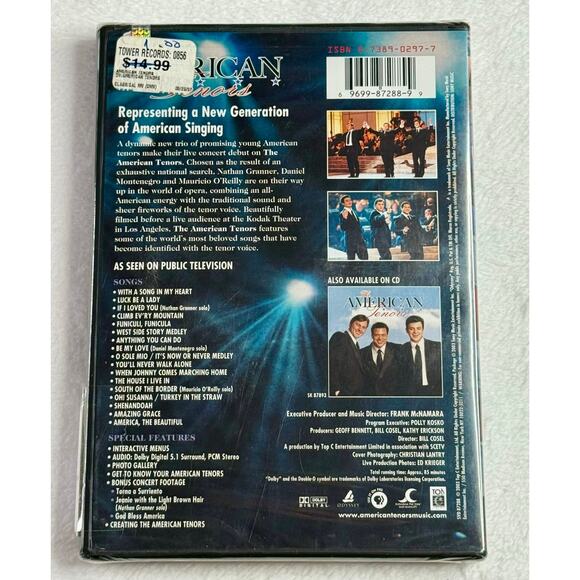 The American Tenors DVD (2003) PBS Concert Sealed w/ Bonus Footage Opera Music - Picture 2 of 5